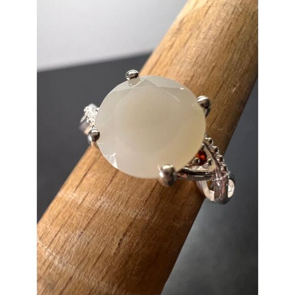 NEW Silver moonstone ring in sterling silver size 6 - Picture 5 of 11